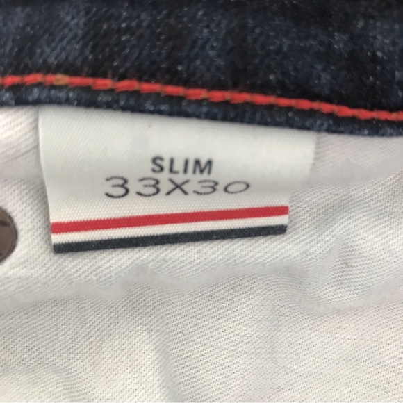 Tommy Hilfiger Dark Wash Denim Jeans 33 x 30 - Picture 10 of 11